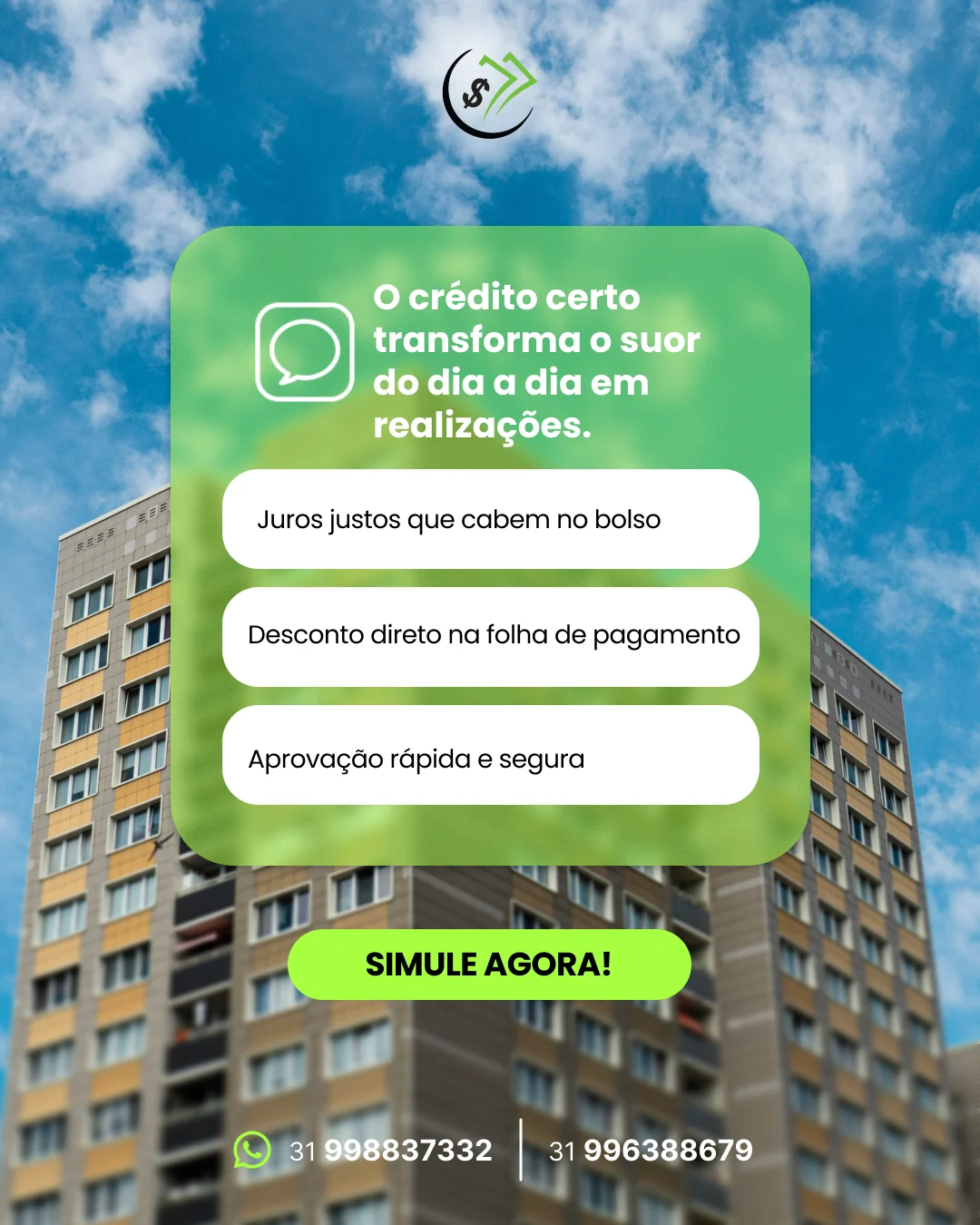 Post Redes Sociais Crédito Consignado JM Cred